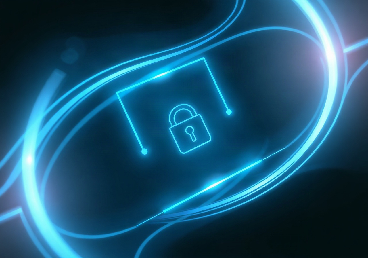 Абстракция щита безопасности, защищающего данные в облаке Kronly Cloud